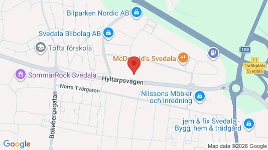 Lager til leie i Svedala – Bilde fra Google Street View