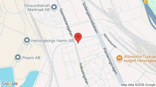 Liikekiinteistöt Myynnissä i Helsingborg - Kuva Google Street Viewstä