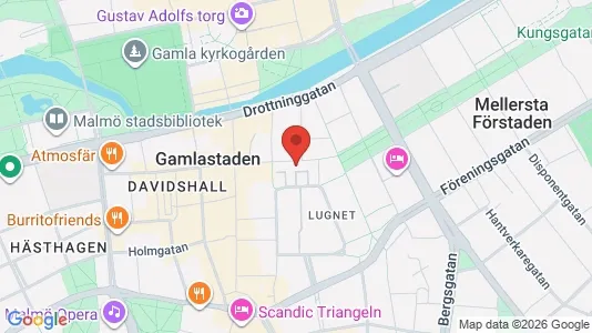 Kontorslokaler för uthyrning i Malmö Centrum – Foto från Google Street View