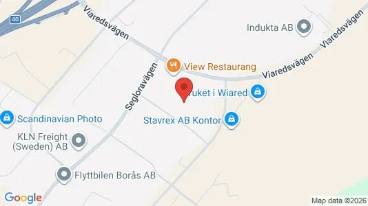 Værkstedslokaler til leje i Borås - Foto fra Google Street View