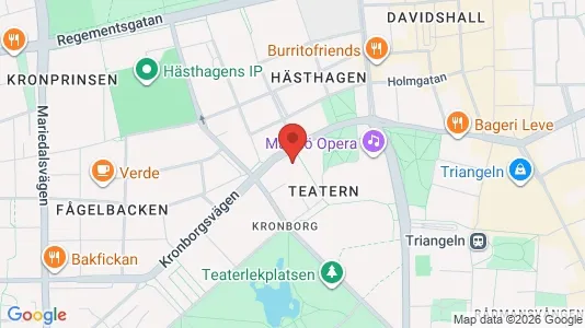Kontorslokaler för uthyrning i Malmö Centrum – Foto från Google Street View