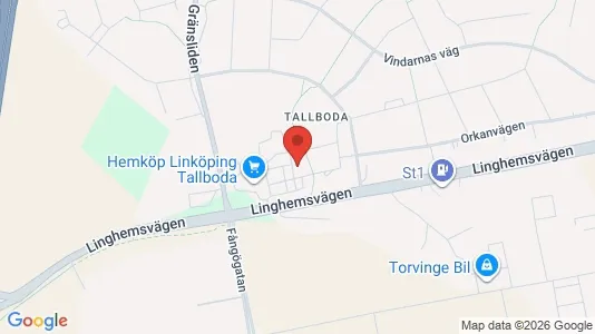 Kontorer til leie i Linköping – Bilde fra Google Street View