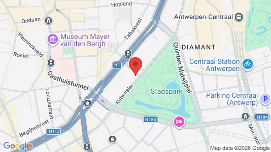 Kontorlokaler til leje i Stad Antwerp - Foto fra Google Street View