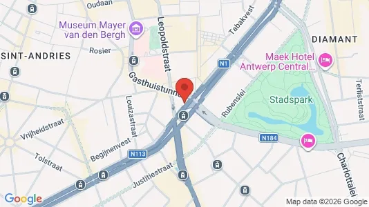 Lokale biurowe Do wynajęcia i Stad Antwerp - kort over placeringen