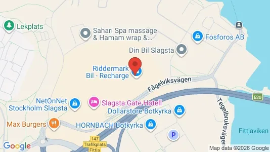 Lagerlokaler til leje i Botkyrka - Foto fra Google Street View