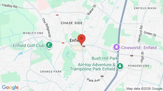 Producties te huur i Enfield - Middlesex - Foto uit Google Street View