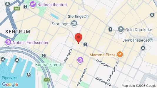 Büros zur Miete i Oslo Sentrum – Foto von Google Street View