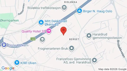 Lager zur Miete i Oslo Bjerke – Foto von Google Street View