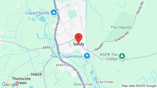 Lokaler til leje i Sandy - Bedfordshire - Foto fra Google Street View