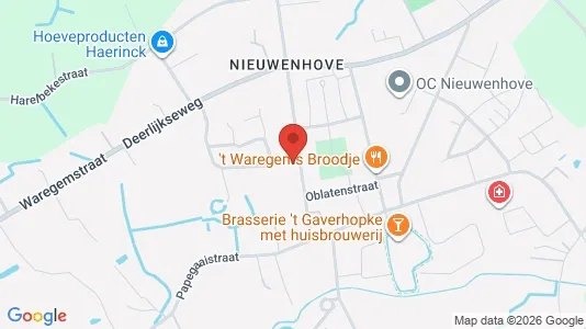 Nieruchomości komercyjne Na sprzedaż i Waregem - kort over placeringen