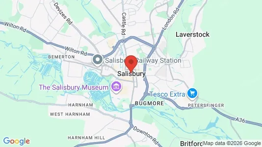 Gewerbeflächen zur Miete i Salisbury - Wiltshire – Foto von Google Street View