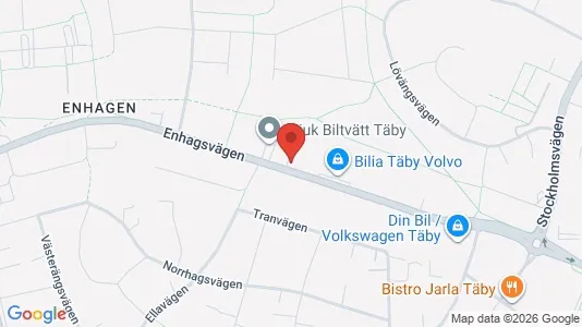 Liikekiinteistöt Vuokrattavana i Täby - kort over placeringen