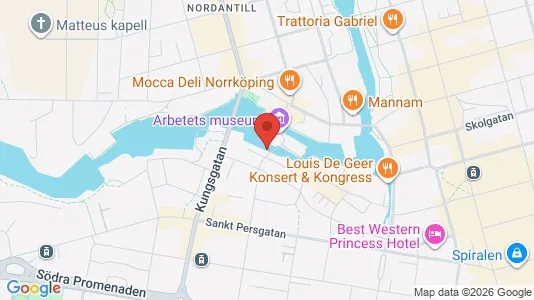 Commercial properties for rent i Norrköping - kort over placeringen