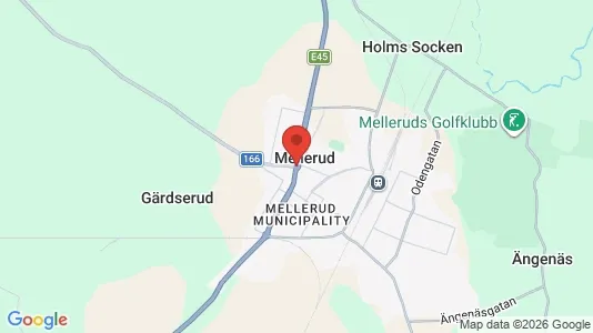 Butikslejemål til leje i Mellerud - Foto fra Google Street View