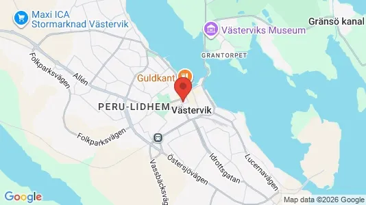 Butikklokaler til leie i Västervik – Bilde fra Google Street View