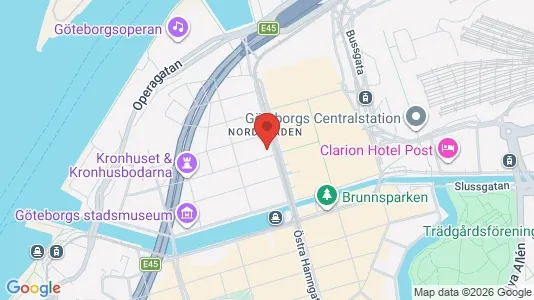 Kontorlokaler til leje i Gøteborg Centrum - Foto fra Google Street View