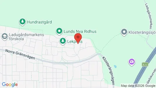 Lokaler til leie i Lund - kort over placeringen