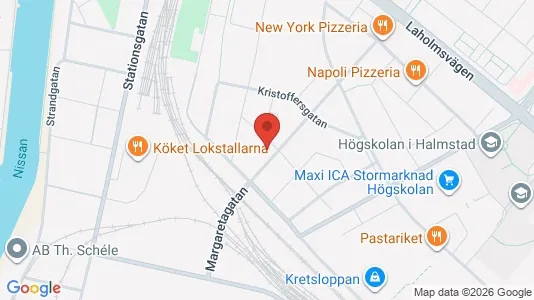 Företagslokaler till salu i Halmstad – Foto från Google Street View