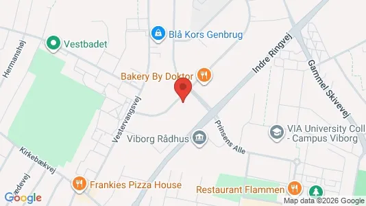 Clinics Do wynajęcia i Viborg - kort over placeringen