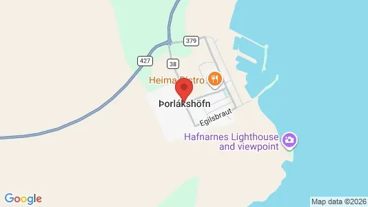 Lokaler til leie i Þorlákshöfn - kort over placeringen