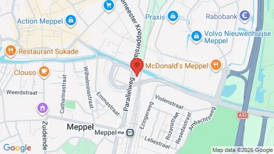 Gewerbeflächen zur Miete i Meppel – Foto von Google Street View