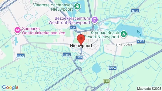 Restaurants for rent i Nieuwpoort - kort over placeringen
