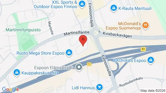 Lokaler til leje i Espoo - Foto fra Google Street View