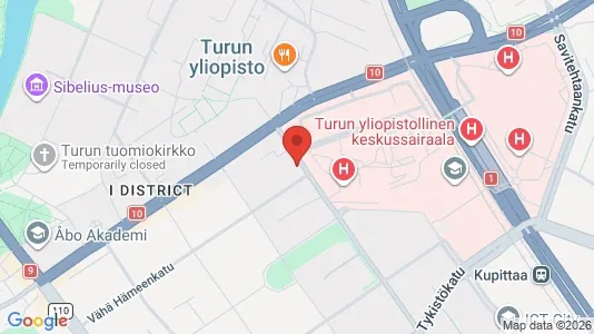 Gewerbeflächen zur Miete i Turku - kort over placeringen