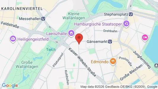 Kontorlokaler til leje i Hamborg Mitte - Foto fra Google Street View