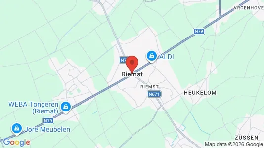 Butikslejemål til leje i Riemst - Foto fra Google Street View
