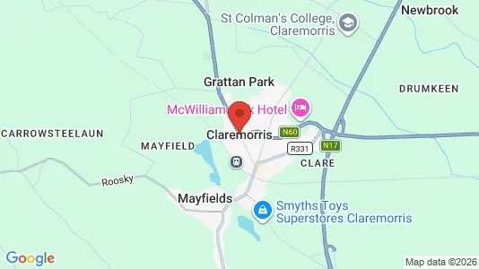 Gewerbeflächen zur Miete i Claremorris – Foto von Google Street View