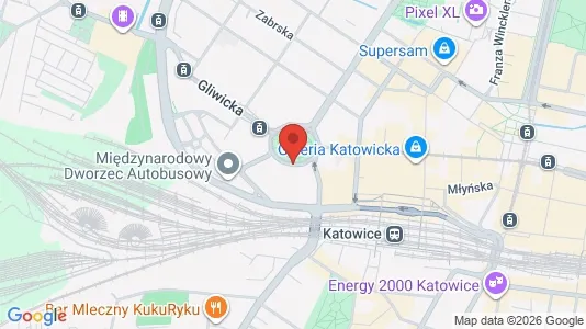 Nieruchomości komercyjne Do wynajęcia i Katowice - kort over placeringen