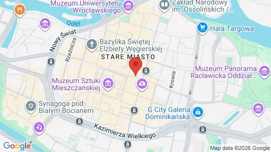 Lokaler til leie i Wrocław – Bilde fra Google Street View