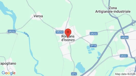 Liikekiinteistöt Myynnissä i Romans d'Isonzo - Kuva Google Street Viewstä
