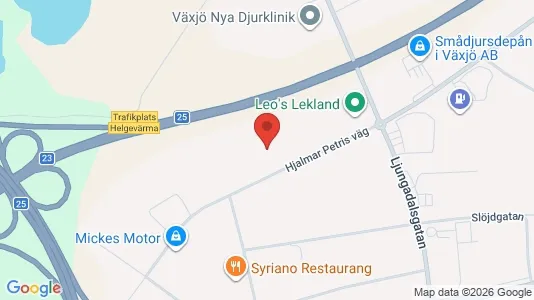 Kantorruimte te huur i Växjö - Foto uit Google Street View