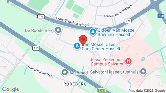 Propiedades comerciales En venta i Hasselt - kort over placeringen