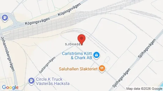 Kontorlokaler til leje i Västerås - Foto fra Google Street View