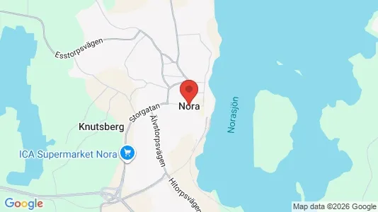 Restauranglokaler för uthyrning i Nora – Foto från Google Street View