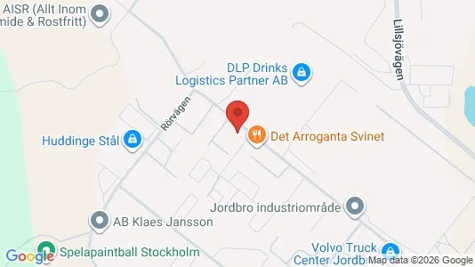 Værkstedslokaler til leje i Haninge - Foto fra Google Street View