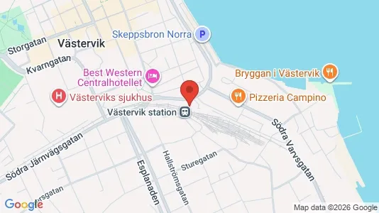 Nieruchomości komercyjne Do wynajęcia i Västervik - kort over placeringen