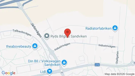 Büros zur Miete i Sandviken - kort over placeringen