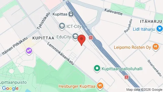 Office spaces for rent i Turku - kort over placeringen