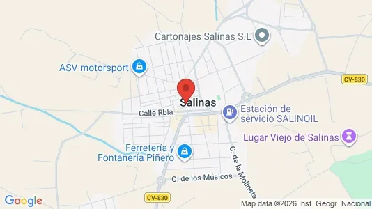 Nieruchomości komercyjne Na sprzedaż i Salinas - kort over placeringen