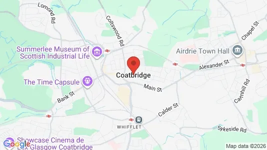Nieruchomości komercyjne Na sprzedaż i Coatbridge - Lanarkshire - kort over placeringen