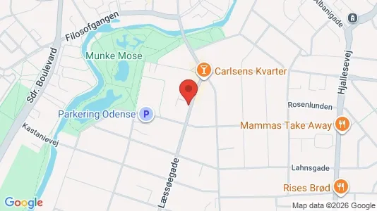 Kontorlokaler til leje i Odense C - Foto fra Google Street View