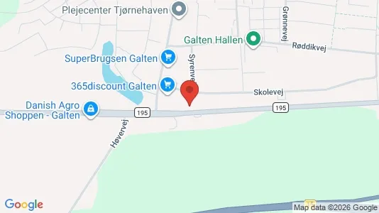 Kontorlokaler til salg i Galten - Foto fra Google Street View