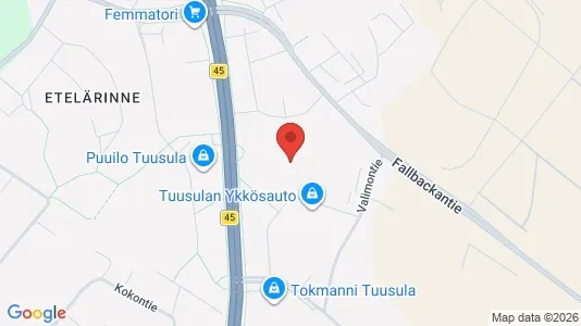 Gewerbeflächen zur Miete i Tuusula – Foto von Google Street View