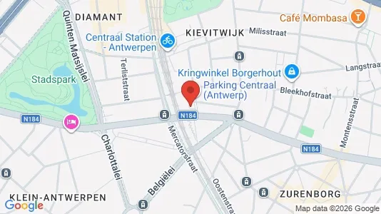 Office spaces for rent i Stad Antwerp - kort over placeringen
