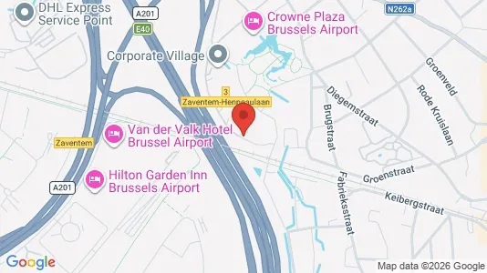 Office spaces for rent i Zaventem - kort over placeringen