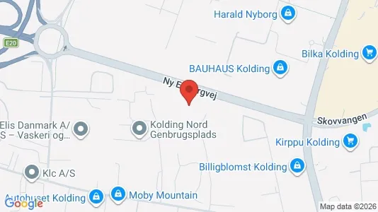 Varastot Vuokrattavana i Kolding - Kuva Google Street Viewstä